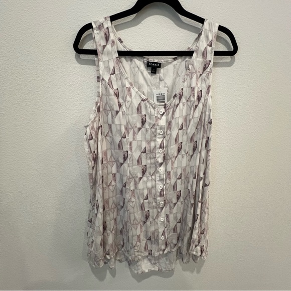 torrid Tops - Nwt torrid sleeveless top adjustable waist size xl